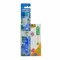 Gum 902 Blue Toothbrush 6+ Χρονών & Δώρο Junior Tutti Fruitti Paste 7+ Χρονών 50ml