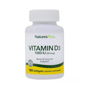 Nature's Plus Vitamin D3 1000 IU X 180 Soft gels