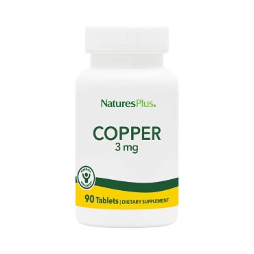 Nature's Plus Copper 3 mg X 90 Tabs