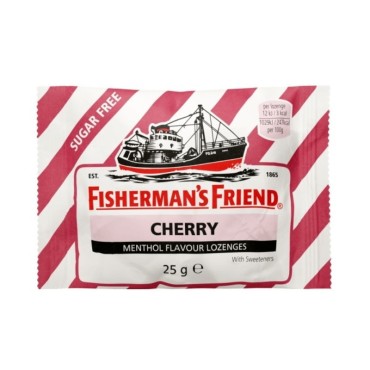 Fisherman's Friend Με Γεύση Κεράσι Χωρίς Σάκχαρα 25 Gr