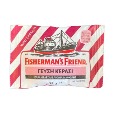 Fisherman's Friend Με Γεύση Κεράσι Χωρίς Σάκχαρα 25 Gr