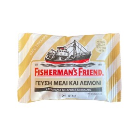 Fisherman's Friend Με Γεύση Μέλι - Λεμόνι Χωρίς Σάκχαρα 25 Gr