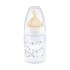 Nuk First Choice Μπιμπερό Πλαστικό 0-6m (3887) White Circles 150ml