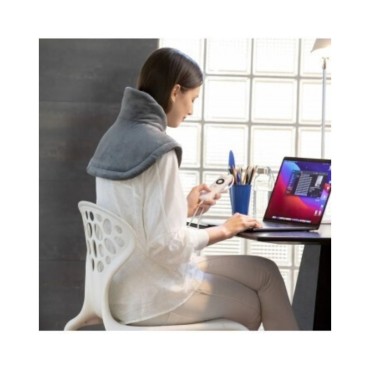 Imetec Physioplus Cervical Ηλεκτρική Θερμοφόρα Αυχένα-Ώμων Γκρί 47x52cm