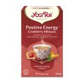 Yogi Tea Positive Energy Cranberry Hibiscus X 17 Teabags