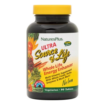 Nature's Plus Ultra Source Of Life With Lutein No Iron 90 Tabs