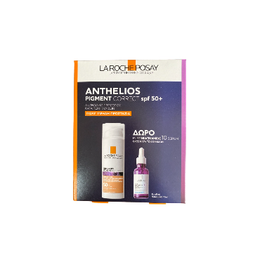 La Roche Posay Promo Anthelios Pigment Correct Με Χρώμα Spf 50+ 50ml + Δώρο La Roche Posay Pure Niacinamide 10 Serum 10ml
