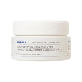 Korres Mediterranean Donkey Milk Κρέμα Νύχτας Από Γάλα Γαϊδούρας Με 3 Υαλουρονικά Οξέα Αναπλήρωση Ενυδάτωσης & Θρέψη 40ml