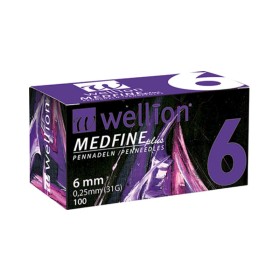 Wellion Medfine Plus Penneedles 31G x 6mm x 100 Τμχ