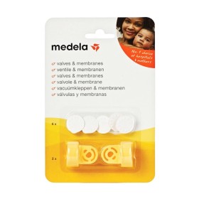 Medela Ανταλλακτικές Βαλβίδες X 2 Τεμ & Μεμβράνες Θηλάστρων X 6 Τεμ