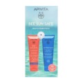 Apivita Bee Sun Safe Travel Size Set Hydra Fresh Face Body SPF50 100ml & After Sun Cool Sooth 100ml