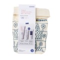 Korres Promo Yoghurt Sunscreen Face Cream Gel Spf 30 40ml & Nourishing Probiotic Gel Cream 20ml & Foaming Cleanser 20ml
