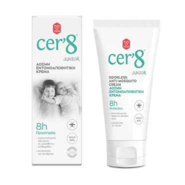 Cer'8 Junior Άοσμη Εντομοαπωθητική Κρέμα 150ml