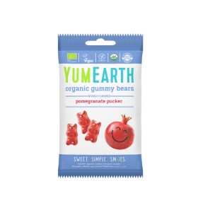 YumEarth Organic Gummy Bears με Γεύση Ρόδι 50gr
