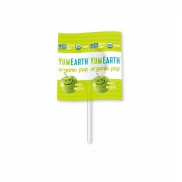 YumEarth Organic Pop με Γεύση Πράσινο Μήλο 1Τμχ