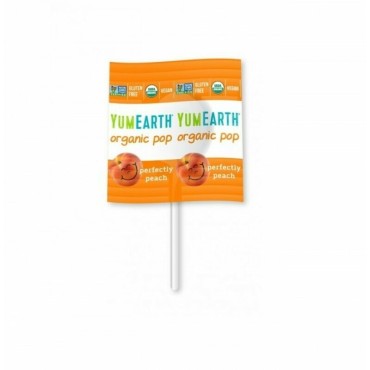 YumEarth Organic Pop με Γεύση Ροδάκινο 1Τμχ