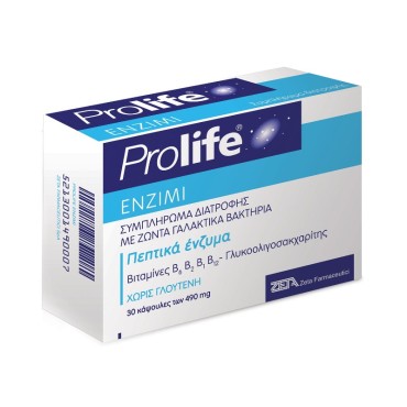 Prolife Enzimi 490 mg X 30 Caps
