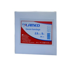 Lamed Επίδεσμος Γάζας 2.5cm x 5m 20τμχ