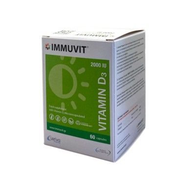 Leriva Immuvit Vitamin D3 2000IU x 60 Caps