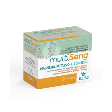 Ezira Multiseng Magnesio Potassio & 3 Ginseng X 14 Sachets