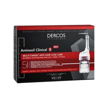 Vichy Dercos Aminexil Clinical 5 Men 6 ml X 21 Amps