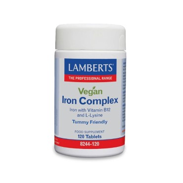 Lamberts Vegan Iron Complex 120 Tabs