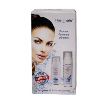 Thermale Med Αντιρυτιδική Κρέμα Σύσφιξης Για Πρόσωπο, Λαιμό & Μάτια 75ml & Δώρο Ενισχυμένος Ορός Για Πρόσωπο 50ml