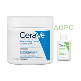 CeraVe Moisturising Cream 454gr & Δώρο CeraVe Hydrating Cleanser 20ml