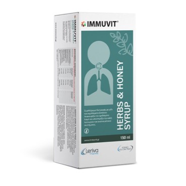 Leriva Immuvit Herbs & Honey Syrup 150ml