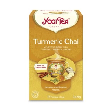 Yogi Tea Organic Curcuma Ginger 17 Teabags 34gr