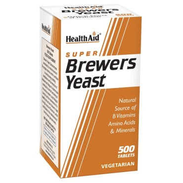 Health Aid Brewers Yeast 300mg X 500 Tabs