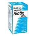 Health Aid Biotin 800Μg (Bιταμίνη Η) Βραδείας Αποδέσμευσης X 30 Tabs