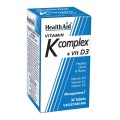 Health Aid Vitamin K Complex + Vitamin D3 X 30 Tabs