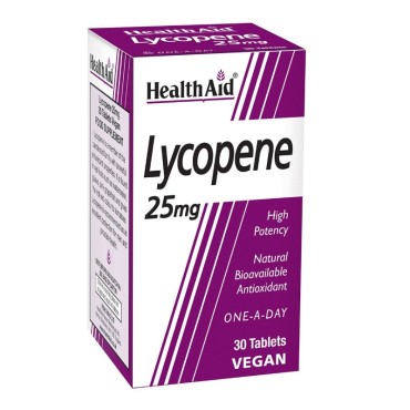 Health Aid Lycopene 25mg Λυκοπένη X 30 Tabs