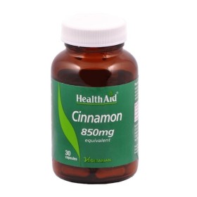 Health Aid Cinnamon 850mg (Κανέλα) X 30Caps