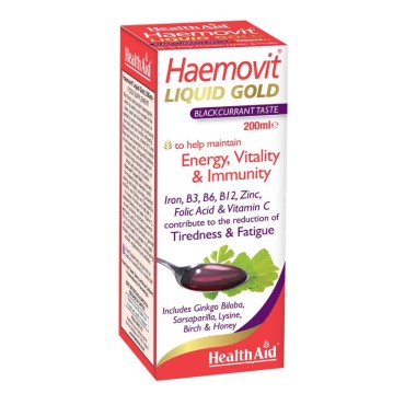 Health Aid Haemovit Liquid Gold Vitamins 200ml