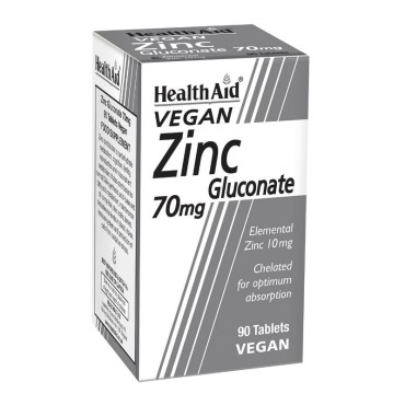 Health Aid Zinc Gluconate X 90 Tabs