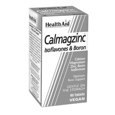 Health Aid Calmagzinc(Ασβέστιο  Μαγνήσιο  Ψευδάργυρος & Βόριο Με Ισοφλαβόνες)