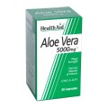 Health Aid Aloe Vera 5000 mg X 30 Caps