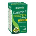 Health Aid Curcumin 3 600 mg With Piperine x 30 Tabs