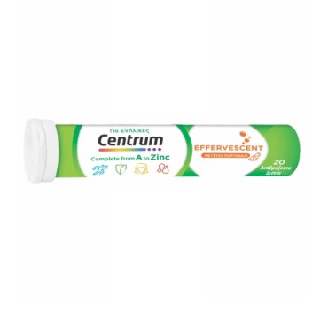 Centrum A-Zinc x 20 Effervescent Tabs