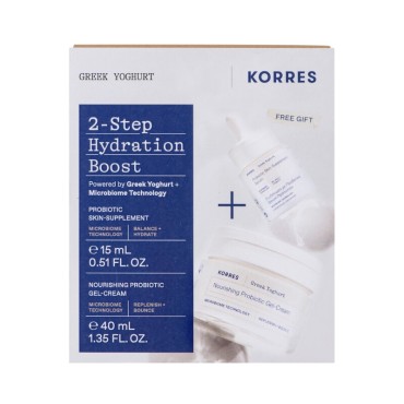Korres Gift Set Ελληνικό Γιαούρτι Nourishing Probiotic Gel-Cream 40ml + Δώρο Ενυδατικό Serum με Προβιοτικά 15ml