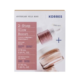 Korres Gift Set Άγριο Τριαντάφυλλο Gel-Cream Ημέρας 40ml + Δώρο Διφασικό Serum Λάμψης 15ml