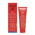 Apivita Bee Sun Safe Anti-Spot & Anti-Age Face Cream Tinted Spf50 50ml