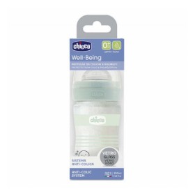 Chicco Well Being Anti-Colic Γυάλινο Μπιμπερό 0m+ 150ml
