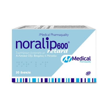 Medical Noralip 600 Retard X 30 Tabs