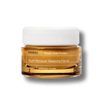 Korres Black Pine Primus Λείανση Ρυτίδων & Ελαστικότητα Κρέμα Νεότητας Νύχτας 40ml