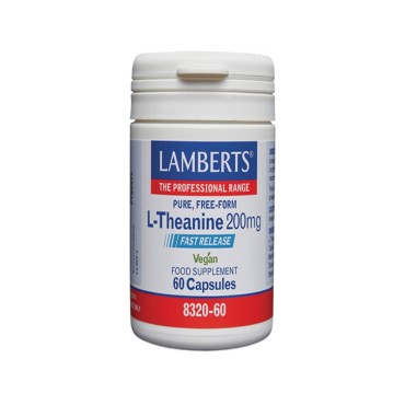 Lamberts L-Theanine Fast Release Vegan 200mg X 60 Tabs