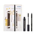 Korres Promo Color Essentials Drama Volume Volcanic Minerals Mascara 01 Black 11 Ml & Long Lasting Eyeliner Black 01 1.2 G