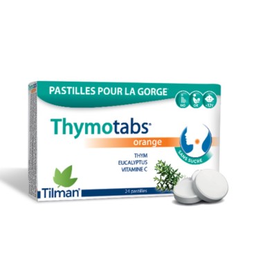 Tilman Thymotabs Πορτοκάλι 24 Παστίλιες